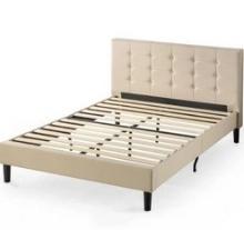 Zinus Upholstered Button Tufted Platform Bed - King