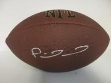 Patrick Mahomes II of the KC Chiefs signed autographed brown full size football TAA COA 695