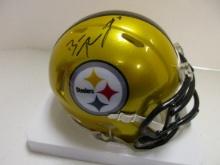 Ben Roethlisberger of the Pittsburgh Steelers signed autographed mini football helmet PAAS COA 993