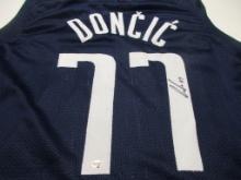 Luka Doncic of the Dallas Mavericks signed autographed basketball jersey PAAS COA 466