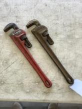 (2) 18IN PIPE WRENCHES