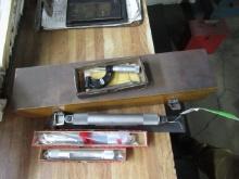 ASSORTED MACHINIST LEVELS & DIAL BORE GAUGE