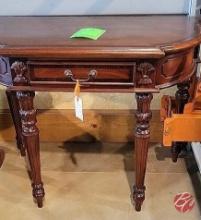 NEW Indonesia Hand Carved Mahogany Sofa Table W/