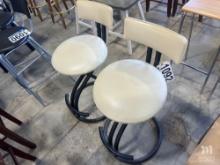 2 Metal Stools