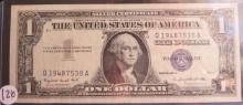 1957-A $1 Silver Certificate Blue Seal
