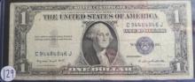 1935-G $1 Silver Certificate Blue Seal