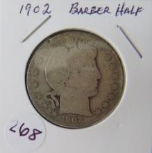 1902- Barber Half