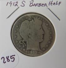 1912- S Barber Half