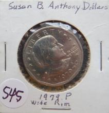 1979-P Susan B Anthony Dollar, Wide Rim