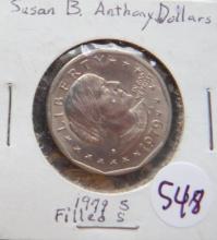 1979-S (Filled S) Susan B Anthony Dollar
