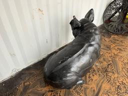 Metal Pig Statue