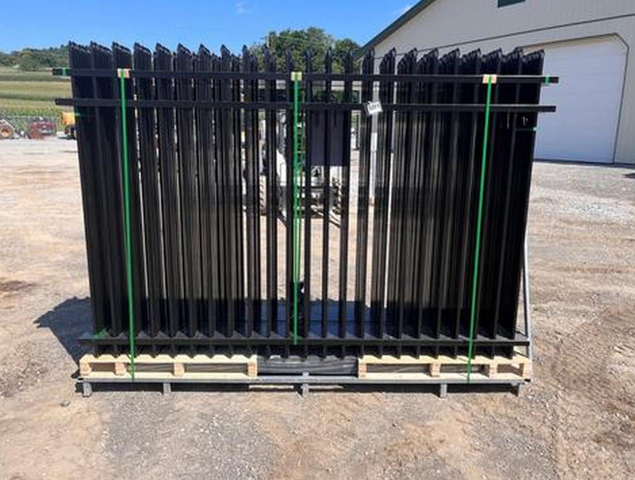 10' x 7' Wrought Iron Site Fence Panels (Qty. 20)