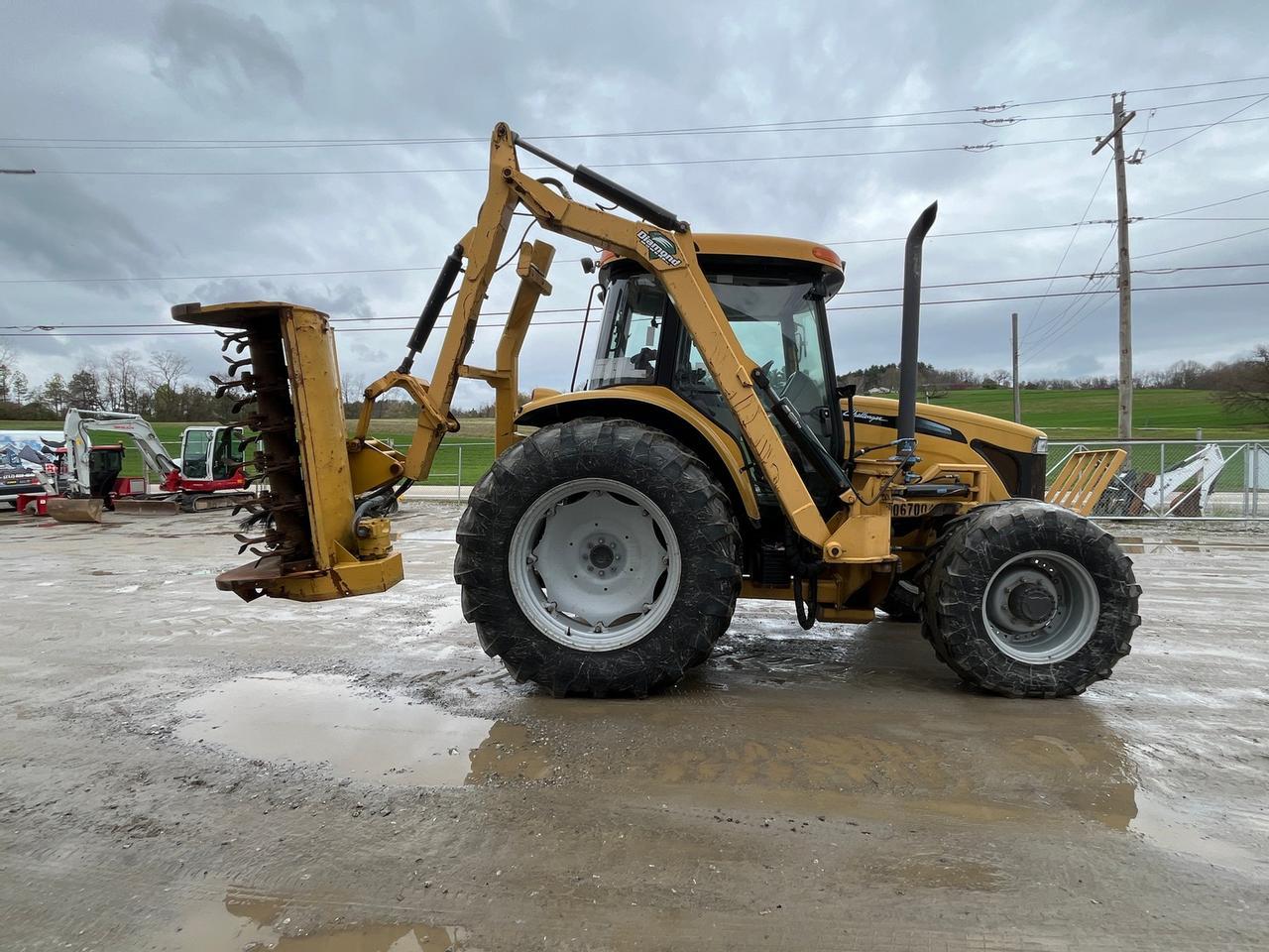 2013 Challenger MT465B Tractor with Cab and Boom Mower