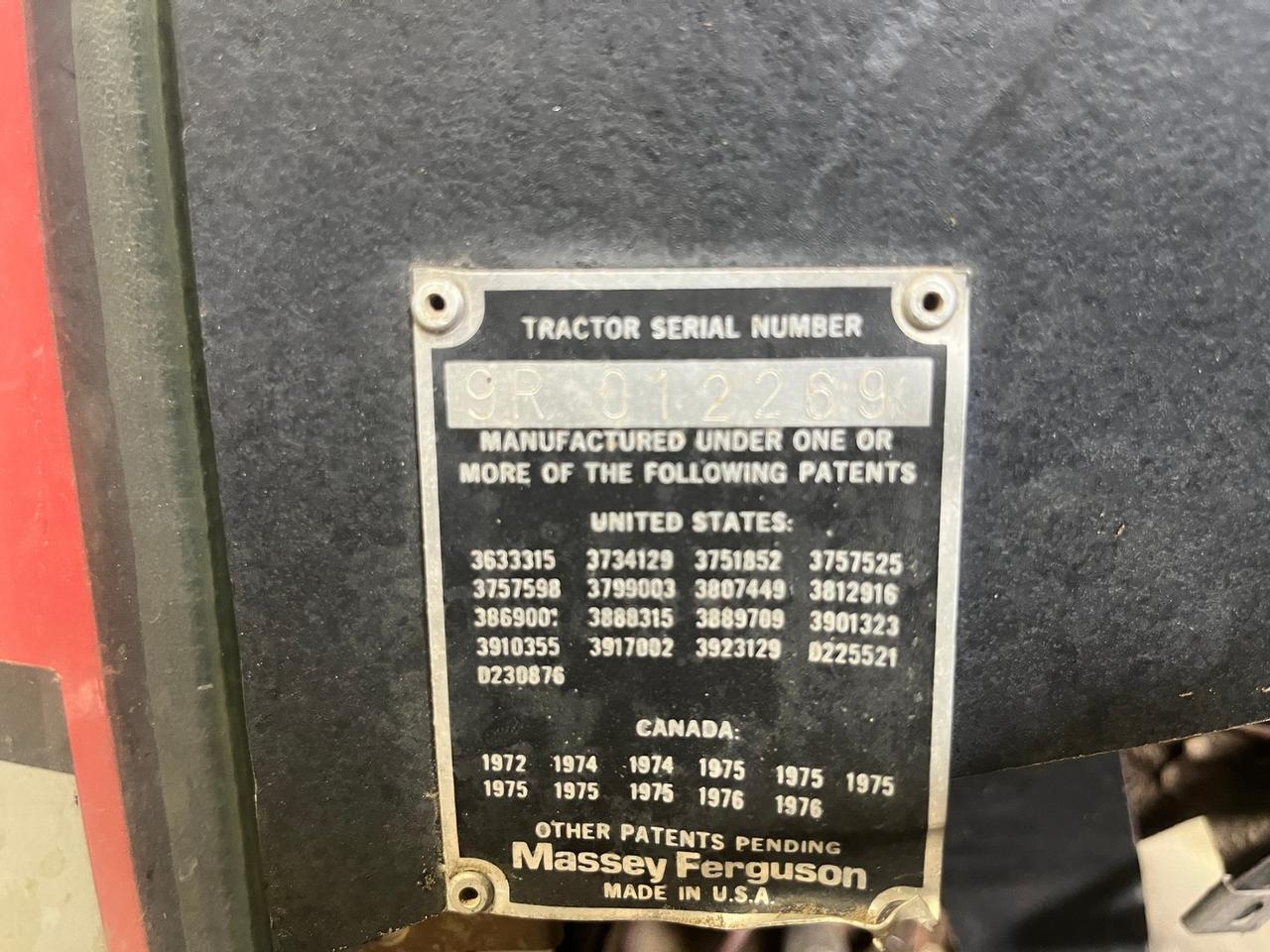 Massey Ferguson 2675 Tractor