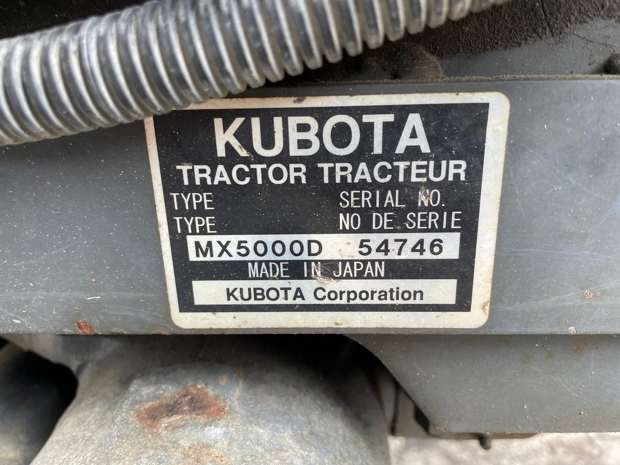 Kubota MX5000 Tractor