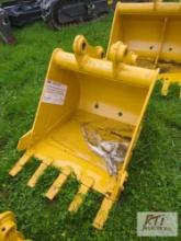 New Teran BUCKET 24" (0.17 cu. m) FOR CAT 304 WITH SIDE CUTTERS, REINFORCEMENT PLATES AND 5HD TIPS,