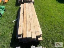 Pallet of 2x6x8 and 4x4x8 lumber