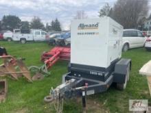 Allmand Maxi-Power 45 portable Diesel generator, with Isuzu Diesel engine, 45kW, 3 phase, 7014 hrs.