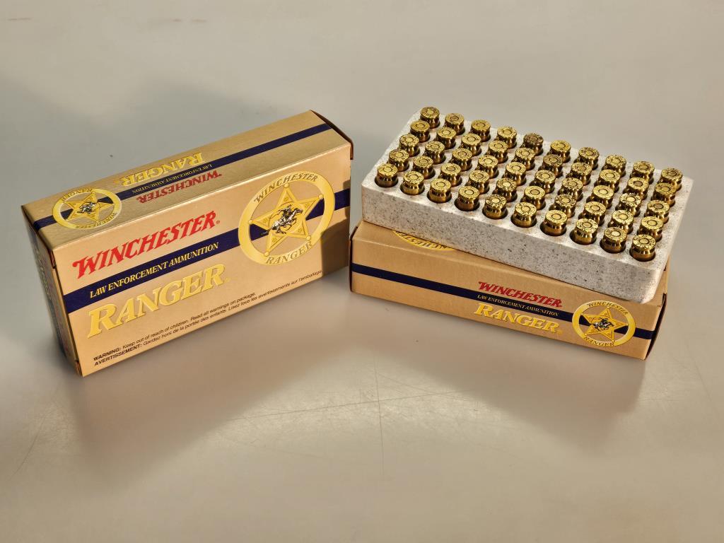 2 Winchester Ranger 50 Cartridge Box of 40 S&W