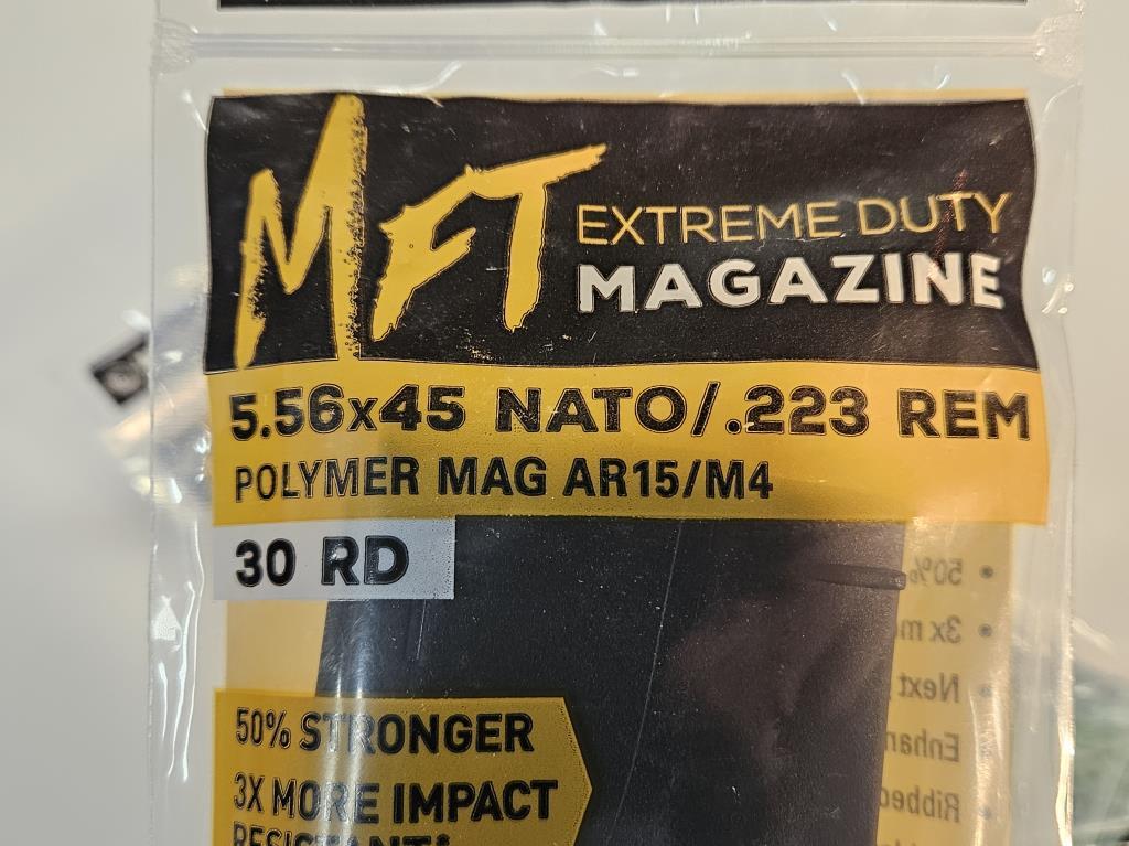 New MFT 30 Round AR-15/ M4 Magazines (2)