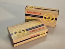 2 Winchester Ranger 50 Cartridge Box of 40 S&W