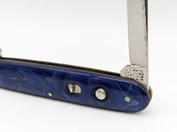 Schrade Cut Co Marbled Double Switchblade