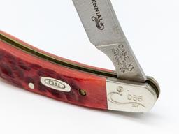 Ltd 1989 Case XX 100th Anni Red Bone Razor Knife