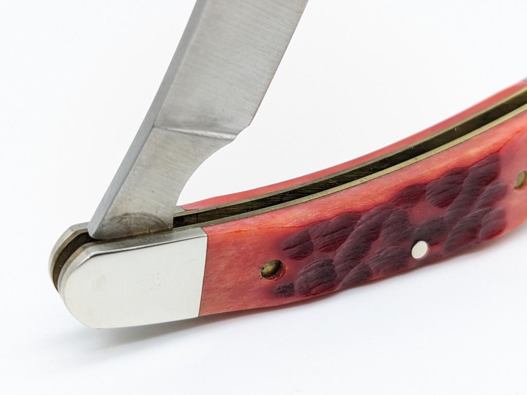 Ltd 1989 Case XX 100th Anni Red Bone Razor Knife