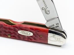 Ltd 1989 Case XX 100th Anni Red Bone Muskrat Knife