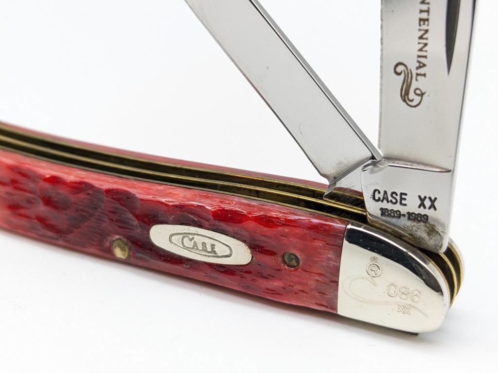 Ltd 1989 Case XX Anni Red Bone Texas Jack Knife
