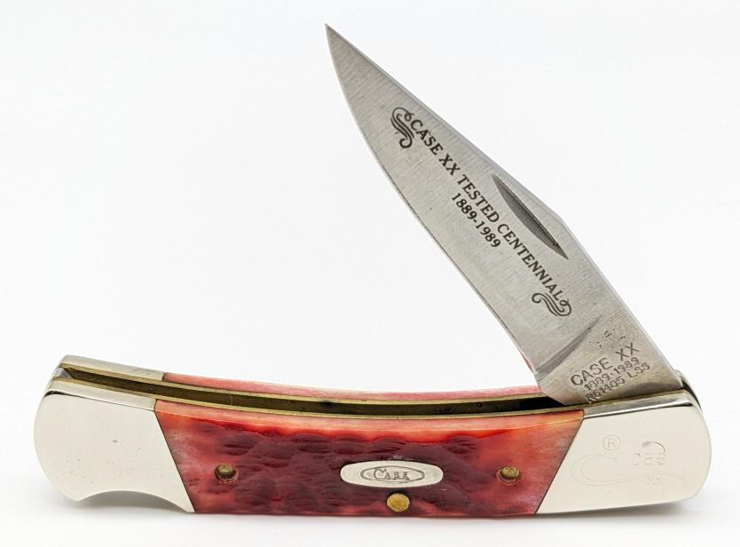 Ltd 1989 Case XX Anni Red Bone Small Caliber Knife
