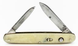 Vtg Presto G. Schrade 2 Blade Switchblade Knife
