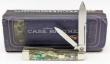 2003 Case XX Abalone Gunstock Knife 8215 w/ Tin