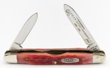 Ltd 1989 Case XX 100th Anni. Red Bone Pen Knife