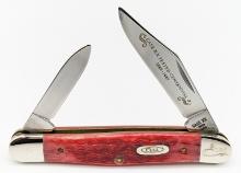 Ltd 1989 Case XX Anni Red Bone Half Whittler Knife