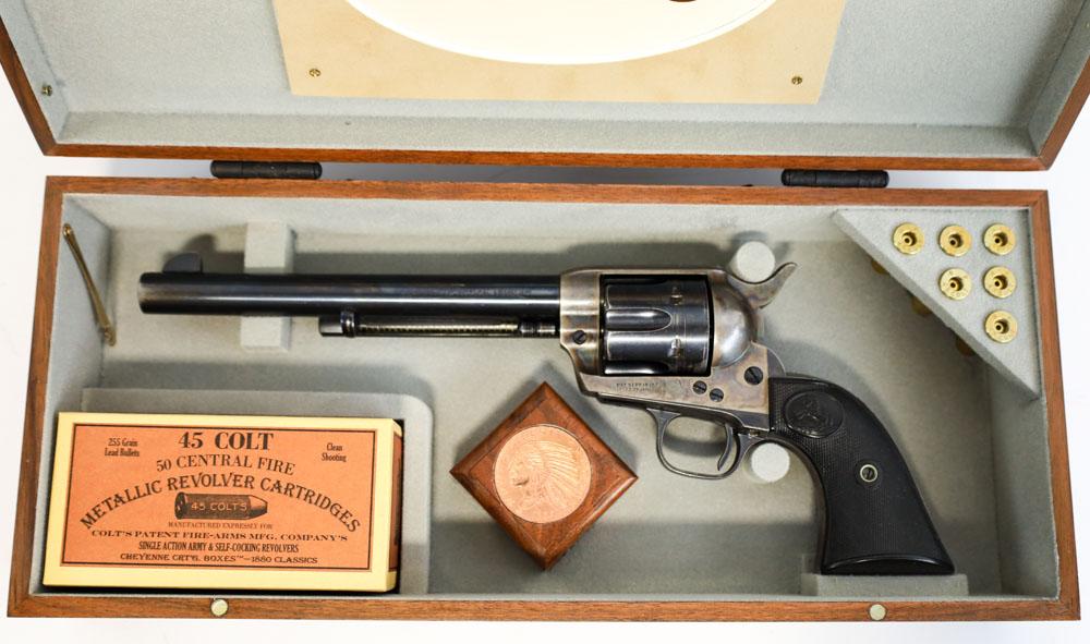 1929 Colt Single Action Army .45LC Revolver w Case