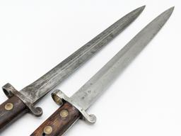 (2) British Model 1888 Lee Metford Bayonets