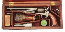 (A) IMPORTANT CASED COLT MODEL 1860 ARMY PERCUSSION REVOLVER WITH HISTORICAL PRESENTATION "COMPLIMEN