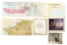 ARCHIVE OF MAPS FROM GENERAL GEORGE PATTON'S AIDE, COL. BRATTON.