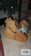 wooden birdhouses and General Store wooden birdhouse