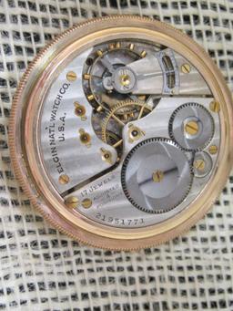 Elgin 17 Jewels Pocket Watch