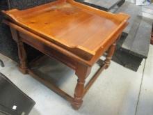 Pine Square Side Table