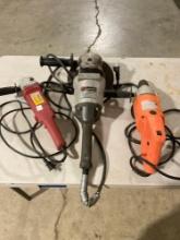 Collection of Electric Power Tools incl. Skil Professional Disc Sander, Oem Industrial Bench