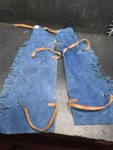 Pair Children's Suede Cowboy Chaps