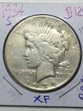 1934 S Peace Dollar