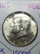 1965 D Kennedy Half Dollar