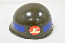 USA/French. Vietnam Marked Helmet & Liner Liner