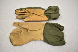 Four Winter Hoods, One Pair of Gloves
