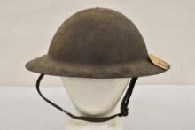 British Model 1915 WWI Brodie Military Helmet