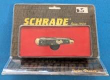 SCHRADE "MERRY CHRISTMAS" KNIFE NEW IN CASE